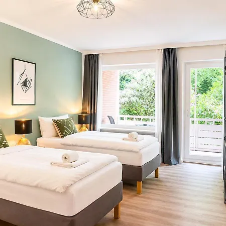 Modern 3-room Near Hamburg 公寓